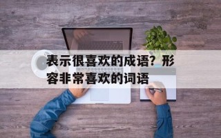 表示很喜欢的成语？形容非常喜欢的词语