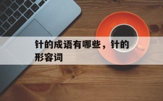 针的成语有哪些，针的形容词
