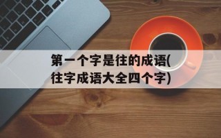 第一个字是往的成语(往字成语大全四个字)