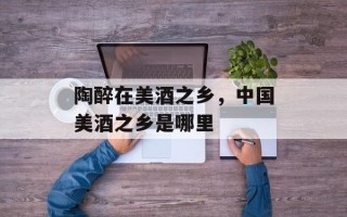 陶醉在美酒之乡，中国美酒之乡是哪里