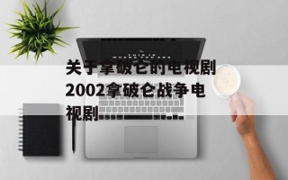 关于拿破仑的电视剧 2002拿破仑战争电视剧