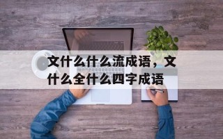 文什么什么流成语，文什么全什么四字成语