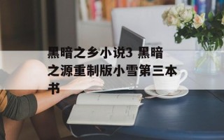 黑暗之乡小说3 黑暗之源重制版小雪第三本书