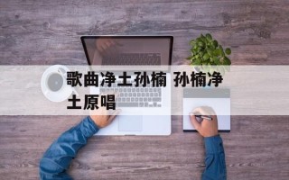 歌曲净土孙楠 孙楠净土原唱