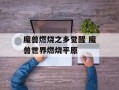 魔兽燃烧之乡觉醒 魔兽世界燃烧平原