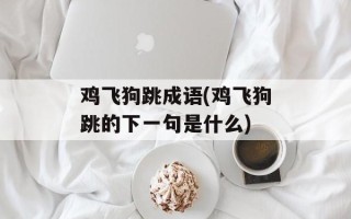 鸡飞狗跳成语(鸡飞狗跳的下一句是什么)