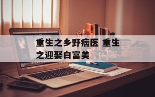 重生之乡野痞医 重生之迎娶白富美