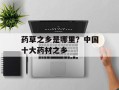 药草之乡是哪里？中国十大药材之乡