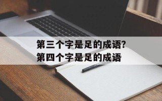 第三个字是足的成语？第四个字是足的成语