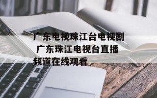 广东电视珠江台电视剧 广东珠江电视台直播频道在线观看