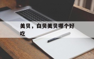 美贝，白贝美贝哪个好吃