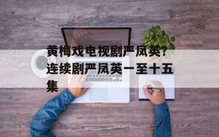黄梅戏电视剧严凤英？连续剧严凤英一至十五集