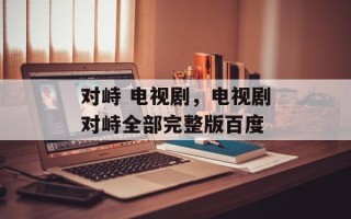 对峙 电视剧，电视剧对峙全部完整版百度