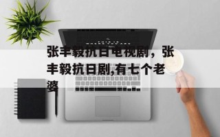 张丰毅抗日电视剧，张丰毅抗日剧,有七个老婆