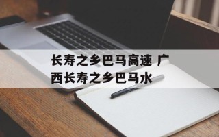 长寿之乡巴马高速 广西长寿之乡巴马水