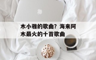 木小雅的歌曲？海来阿木最火的十首歌曲
