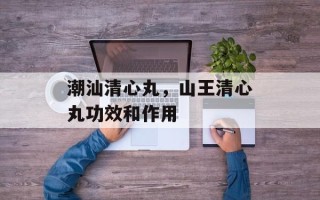 潮汕清心丸，山王清心丸功效和作用
