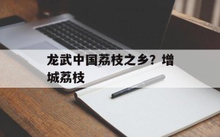 龙武中国荔枝之乡？增城荔枝
