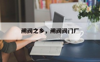 闸阀之乡，闸阀阀门厂