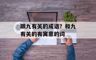 跟九有关的成语？和九有关的有寓意的词