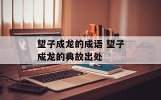 望子成龙的成语 望子成龙的典故出处