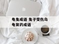龟兔成语 兔子受伤乌龟背药成语