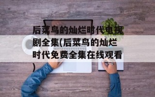 后菜鸟的灿烂时代电视剧全集(后菜鸟的灿烂时代免费全集在线观看)