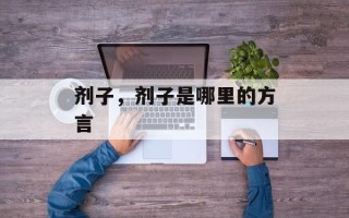 剂子，剂子是哪里的方言