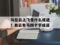 马在云上飞是什么成语？有云有马四个字成语
