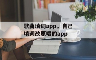 歌曲填词app，自己填词改原唱的app
