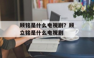 顾铭是什么电视剧？顾立铭是什么电视剧