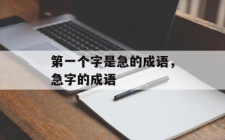 第一个字是急的成语，急字的成语