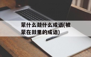 蒙什么鼓什么成语(被蒙在鼓里的成语)