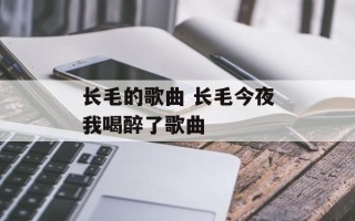 长毛的歌曲 长毛今夜我喝醉了歌曲