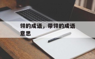 翎的成语，带翎的成语意思
