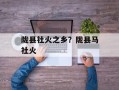 陇县社火之乡？陇县马社火