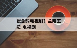 张含韵电视剧？兰陵王妃 电视剧