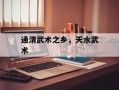 通渭武术之乡，天水武术