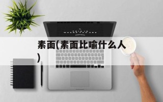 素面(素面比喻什么人)