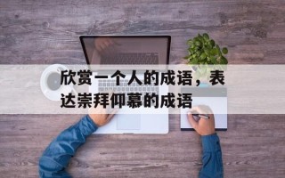 欣赏一个人的成语，表达崇拜仰慕的成语