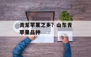 青龙苹果之乡？山东青苹果品种