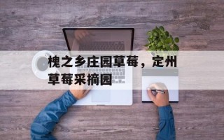 槐之乡庄园草莓，定州草莓采摘园