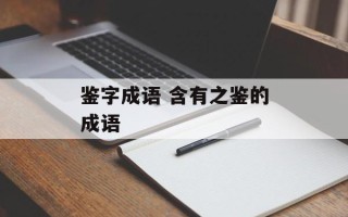 鉴字成语 含有之鉴的成语