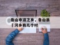 鲁山申请之乡，鲁山县瀼河乡有几个村