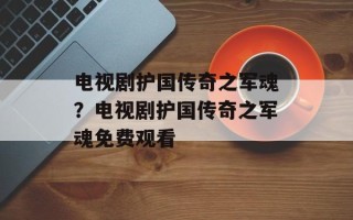 电视剧护国传奇之军魂？电视剧护国传奇之军魂免费观看
