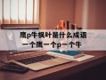 鹰p牛枫叶是什么成语 一个鹰一个p一个牛