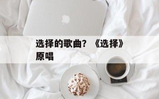 选择的歌曲？《选择》原唱
