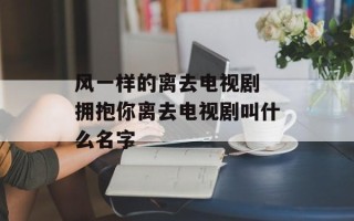 风一样的离去电视剧 拥抱你离去电视剧叫什么名字