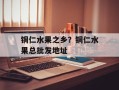 铜仁水果之乡？铜仁水果总批发地址