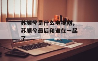 苏颜兮是什么电视剧，苏颜兮最后和谁在一起了